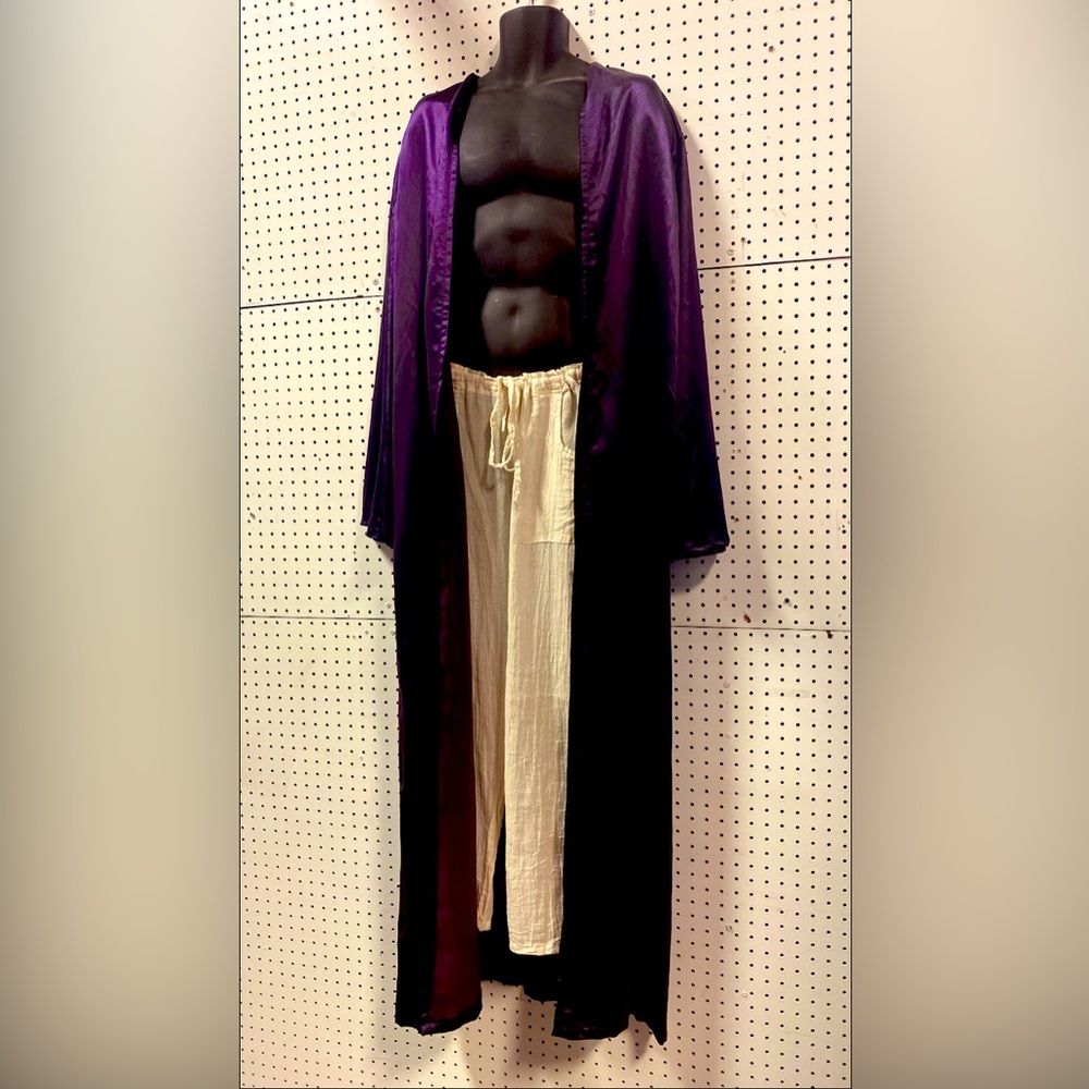 Royal Purple Organic Hemp Robe